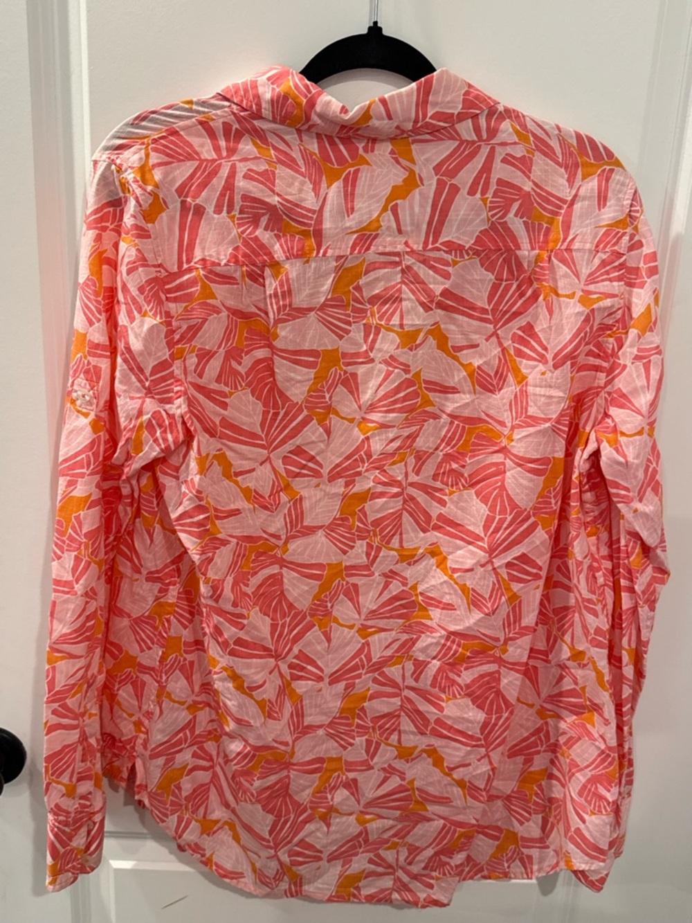 Lilly Pulitzer Pink, Orange & Green Printed Button-Up - Picture 2 of 4